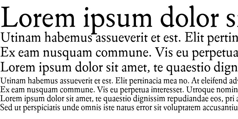 Sample of EldoradoText-Roman