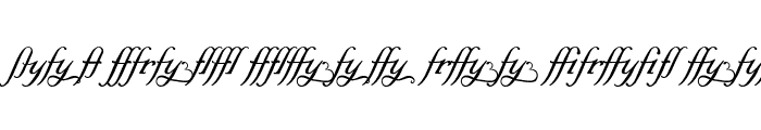 Preview of Elegeion Script Ligatures Regular