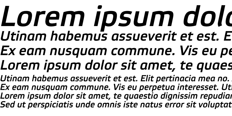 Sample of Elektra Medium Pro Italic