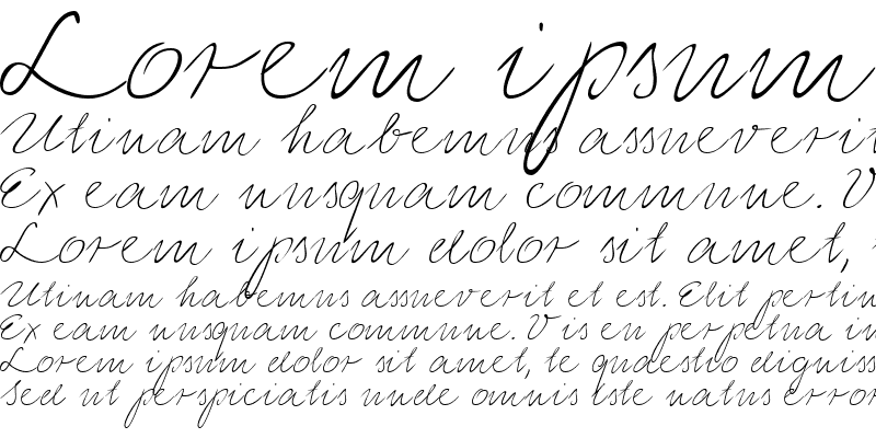 Sample of Elisa Linotype Regular