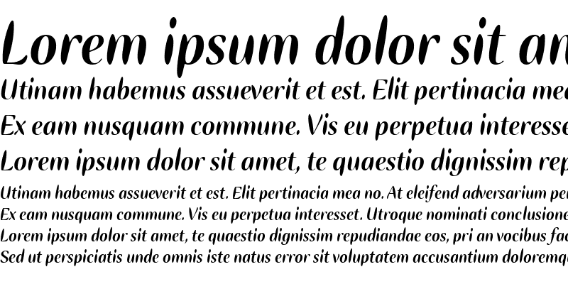 Sample of Ellipse ITC Bold Italic