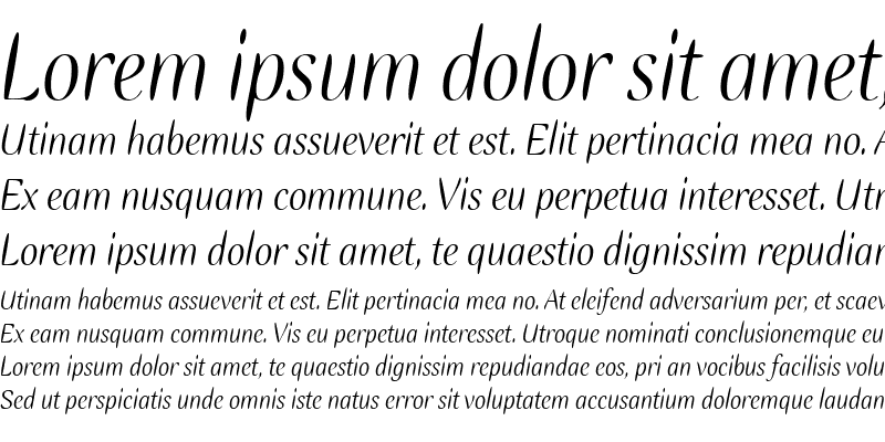 Sample of Ellipse ITC Italic