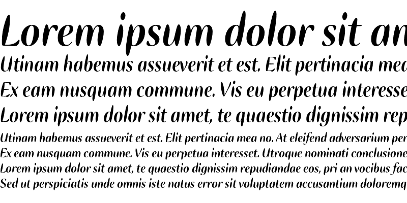 Sample of Ellipse ITC Std Bold Italic