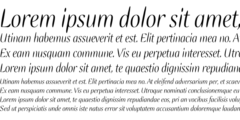 Sample of Ellipse ITC Std Italic