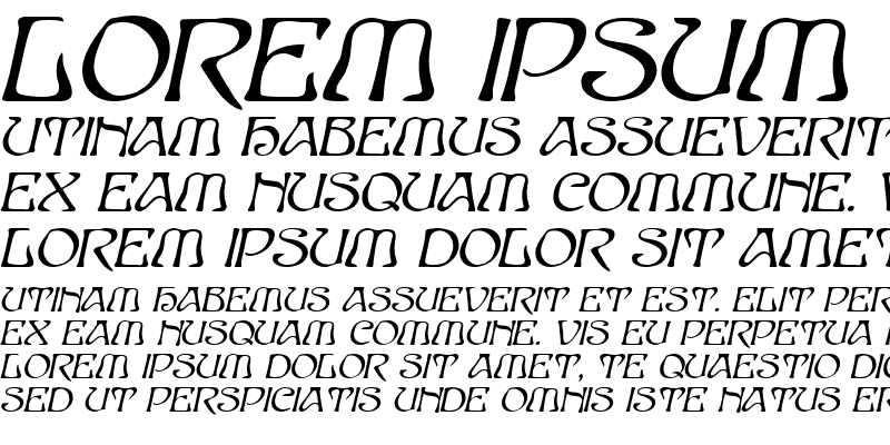 Sample of Elves Bold Italic