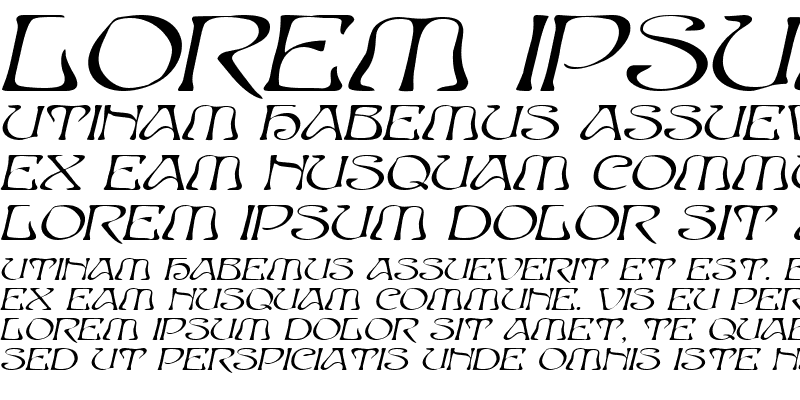 Sample of Elves-Extended Italic