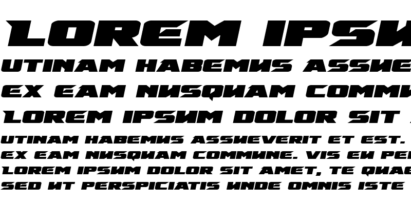 Sample of Emissary Italic