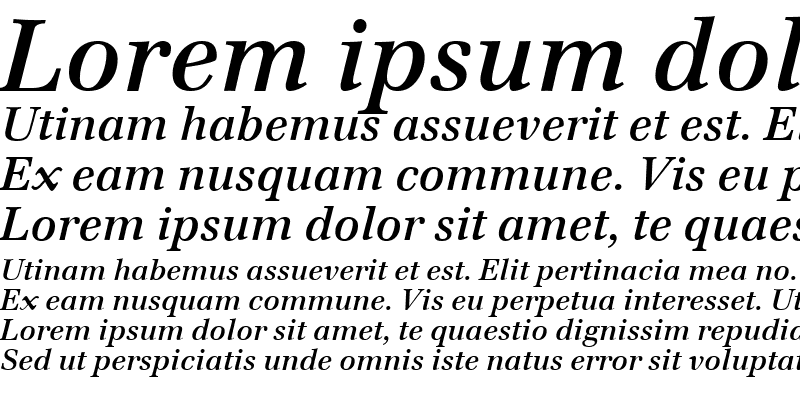 Sample of Emona SemiBold Italic