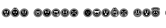 Preview of Emoticons Outline Regular