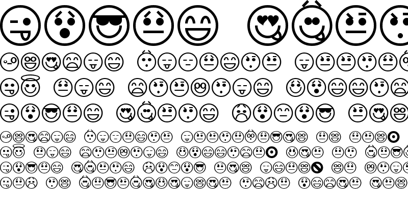 Sample of Emoticons