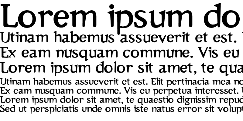 Sample of Emulate Serif- Bold