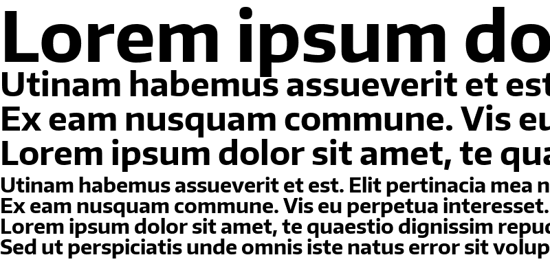 Sample of Encode Sans Bold