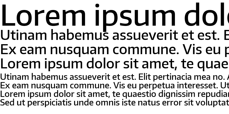 Sample of Encode Sans Medium