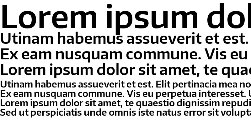 Sample of Encode Sans Normal SemiBold