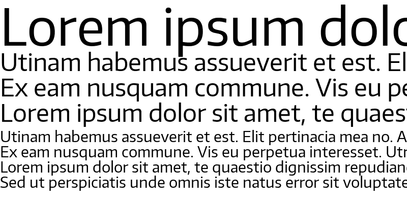 Sample of Encode Sans Regular