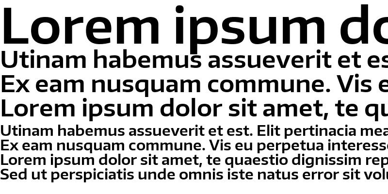 Sample of Encode Sans Wide SemiBold