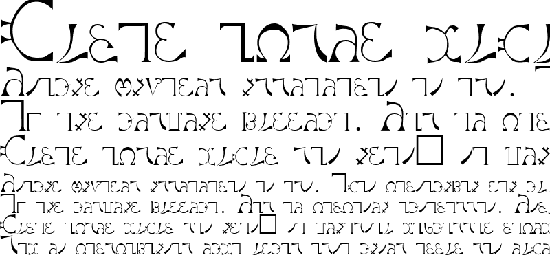 Sample of Enochian