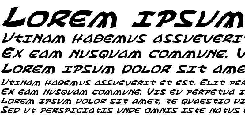 Sample of Ephesian Italic