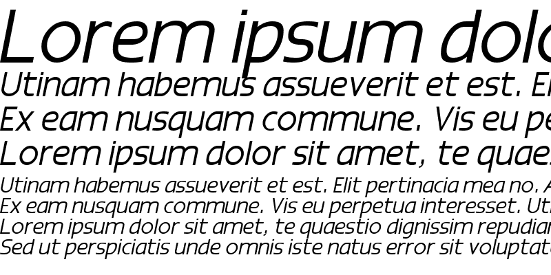 Sample of Epsy Sans Italic
