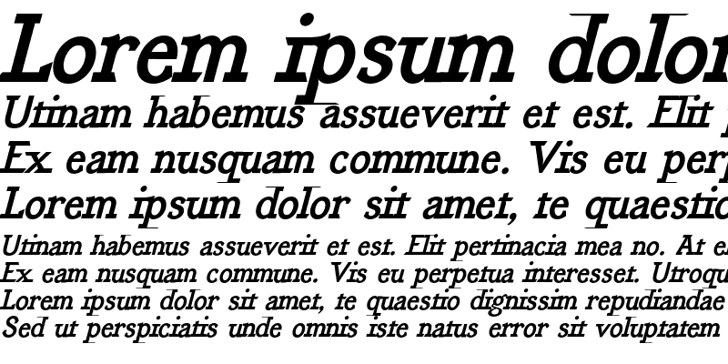 Sample of EquipoizeSerif Bold Italic