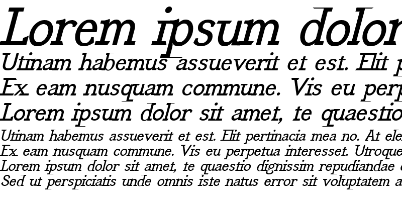 Sample of EquipoizeSerif Italic