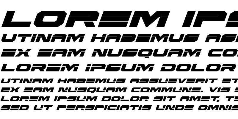 Sample of Eridanus Italic