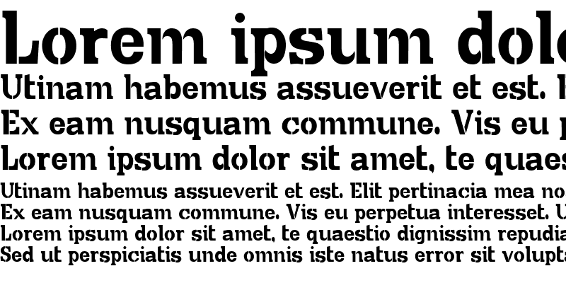 Sample of Escudo Normal