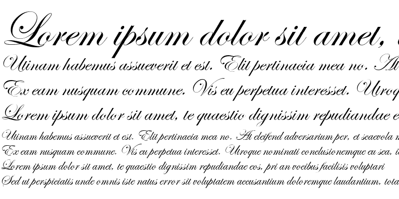 Sample of Esenin script Two
