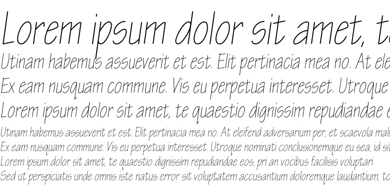 Sample of EskizTwoLightCondC Italic