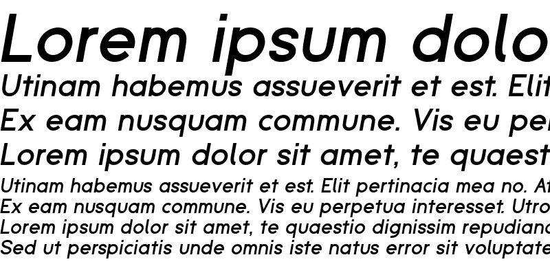 Sample of Espera Bold Italic