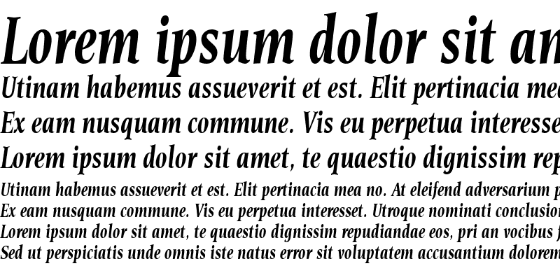 Sample of Esperanto Cond BoldItalic