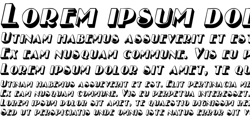 Sample of EsplanadeDisplay Italic