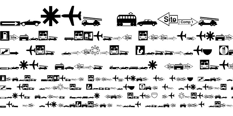 Sample of ESRI Transportation & Civic