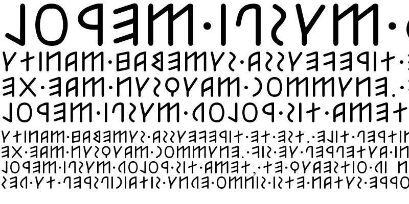 Sample of Etruscan mid/late Bold