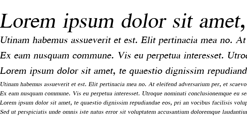 Sample of EucrosiaUPC Italic