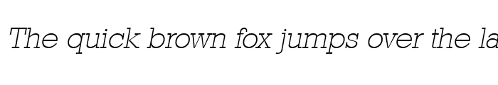 Preview of EugeneBecker-ExtraLight Italic