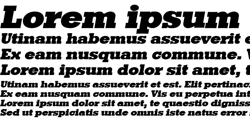 Sample of EugeneBecker-Heavy Italic