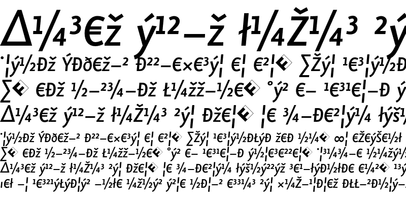 Sample of Eureka Sans Exp Medium Italic