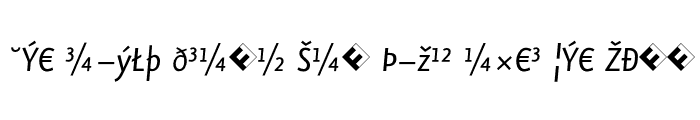 Preview of Eureka Sans Exp Regular Italic