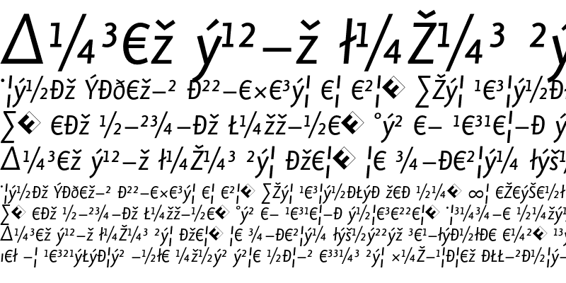 Sample of Eureka Sans Exp Regular Italic