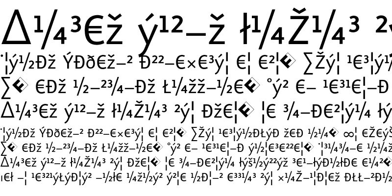 Sample of Eureka Sans Exp Regular