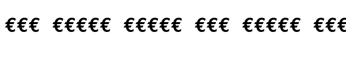 Preview of Euro Mono Bold