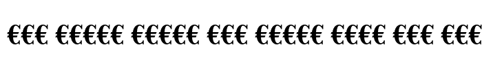 Preview of Euro Serif Bold