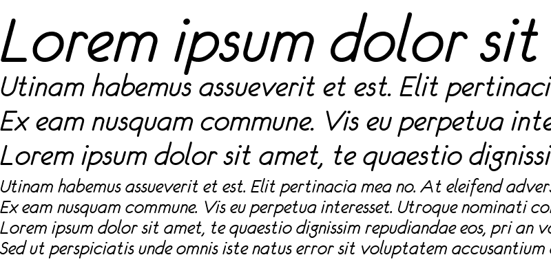 Sample of eurofurence classic italic