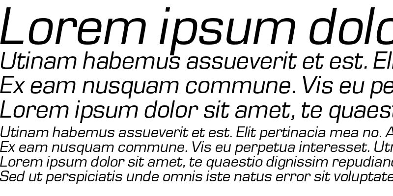Sample of EuropeC Italic