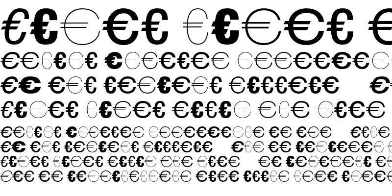 Sample of EuroSansEF One Regular