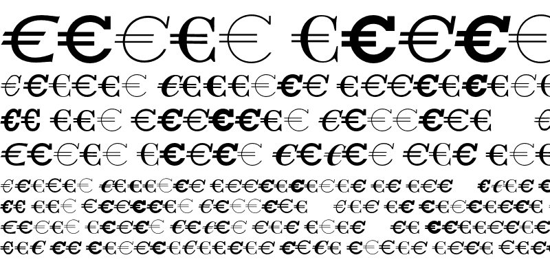 Sample of EuroSerifEF Seven Regular
