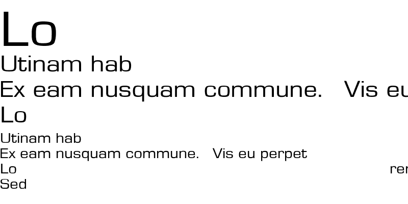 Sample of EurostileExt-Normal