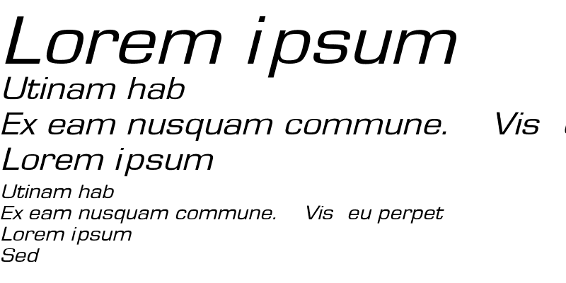 Sample of EurostileExtObl-Normal