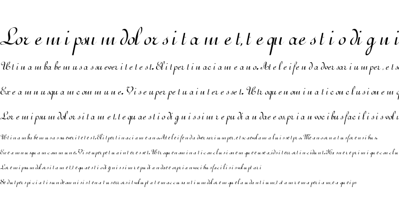 Sample of EustonScriptSSK Italic